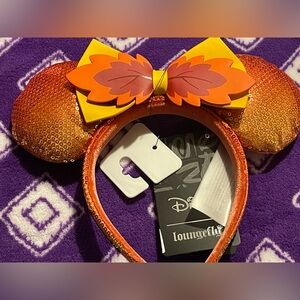 Disney Loungefly Mickey Ears Fall Headband NWT